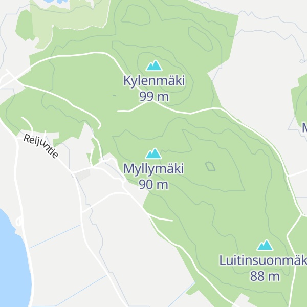 Map of Myllymäki