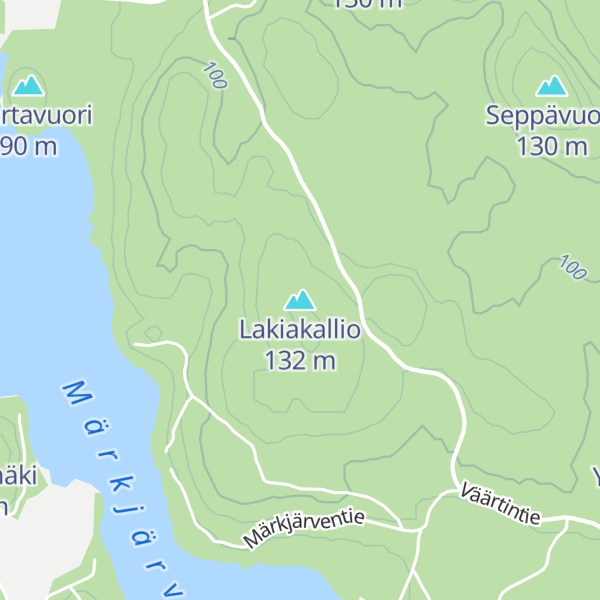 Map of Lakiakallio