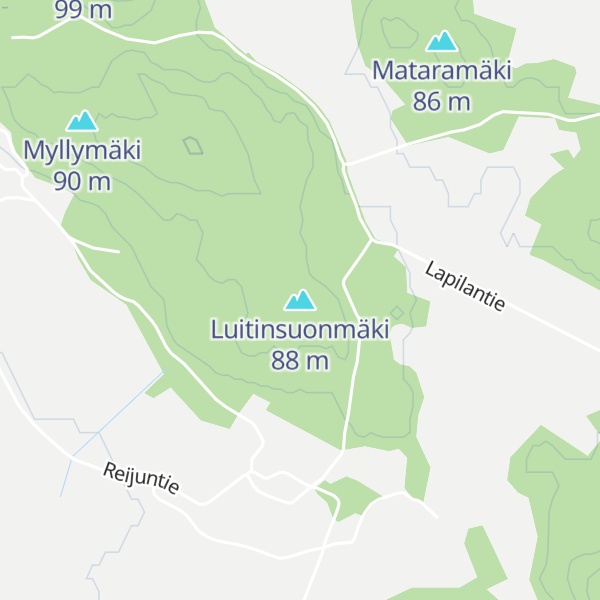 Map of Luitinsuonmäki