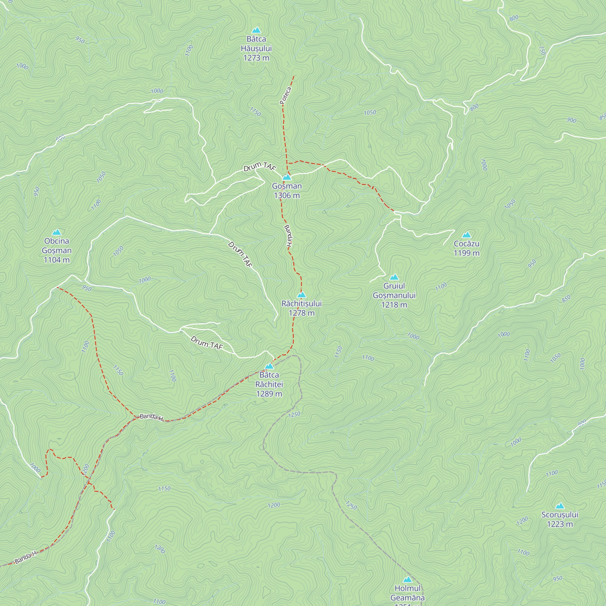 Cabana vânătoare map