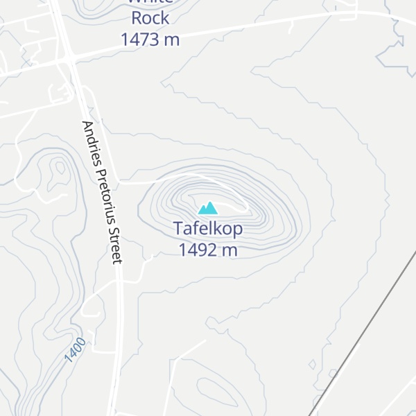 Map of Tafelkop
