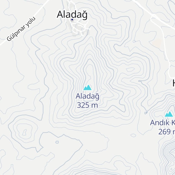 Map of Aladağ