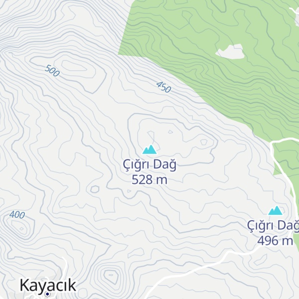 Map of Çığrı Dağ
