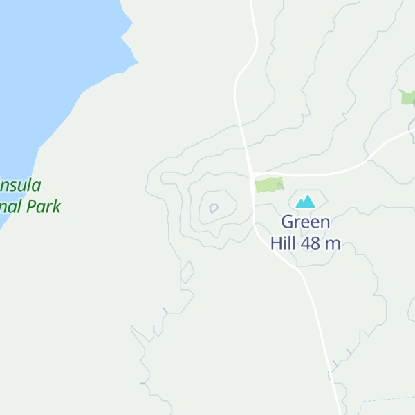 Map of Chocolate Hill