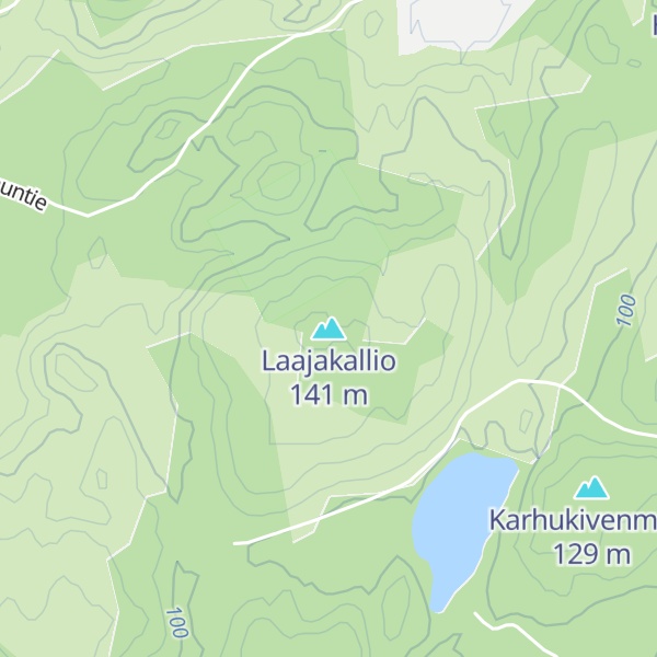 Map of Laajakallio