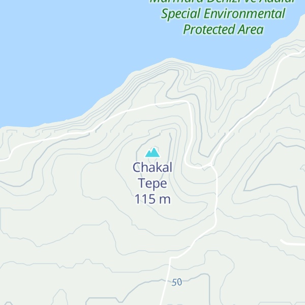 Map of Chakal Tepe