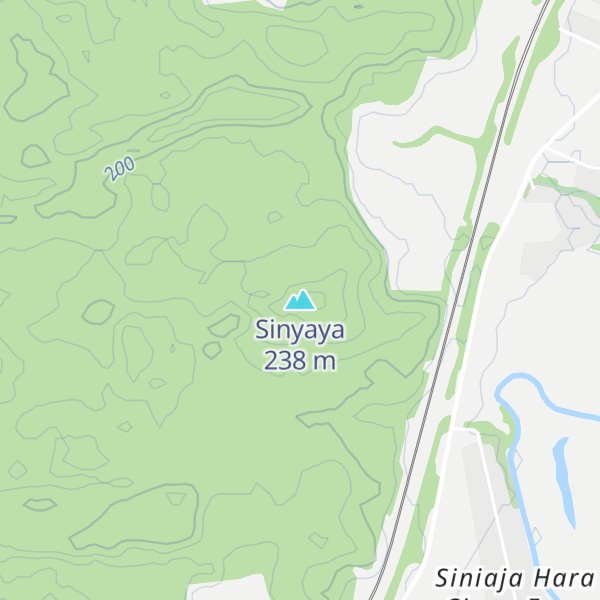 Map of Sinyaya