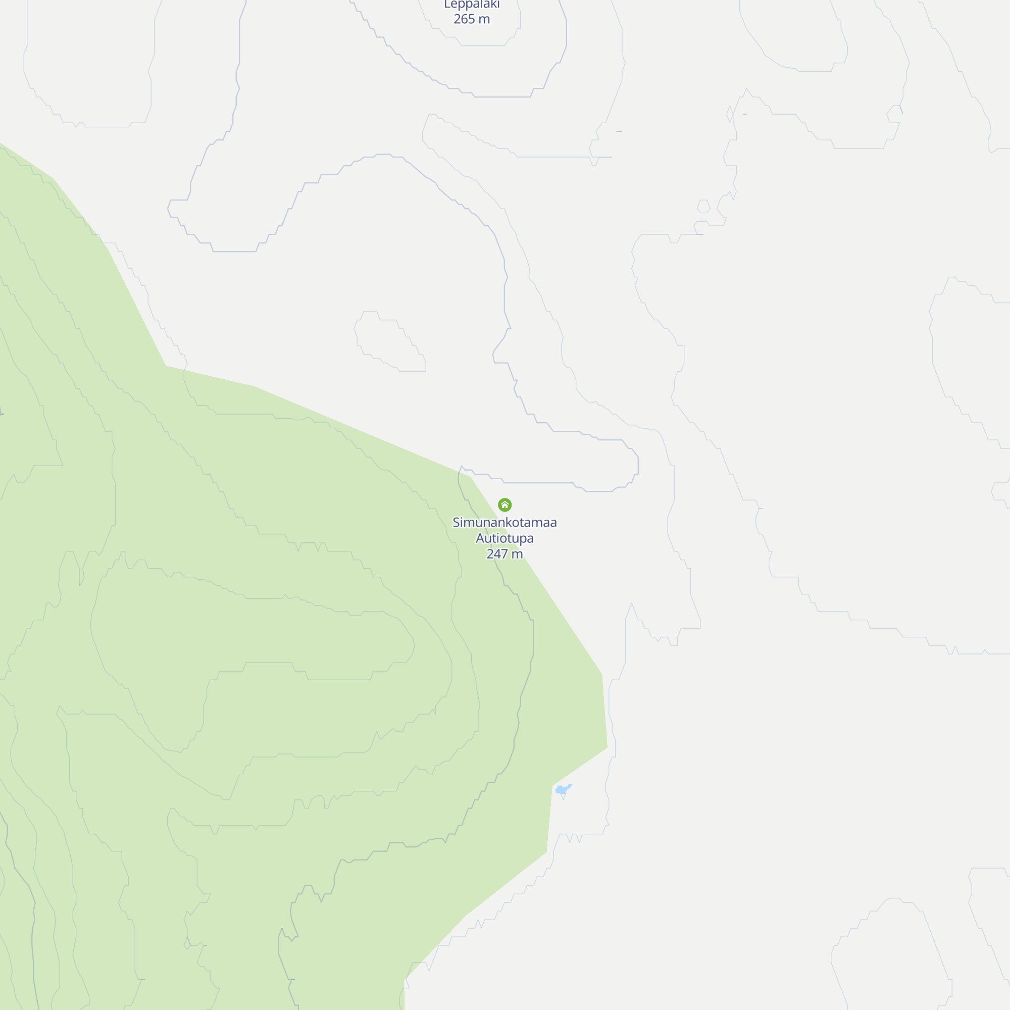 Simunankotamaa Autiotupa map