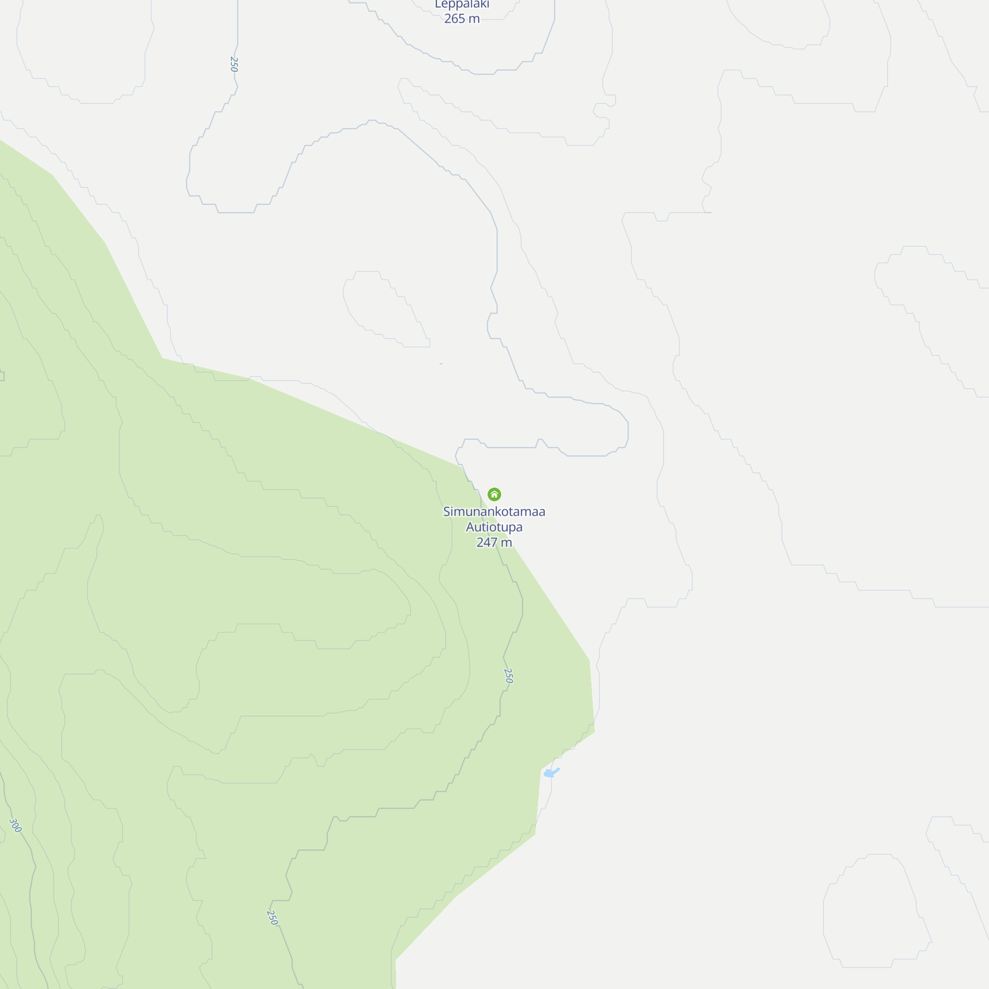 Simunankotamaa Autiotupa map