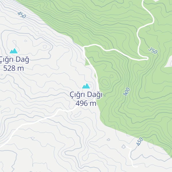Map of Çığrı Dağı