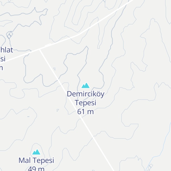 Map of Demirciköy Tepesi