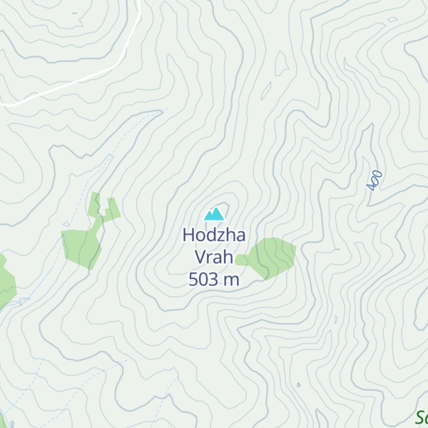 Map of Hodzha Vrah