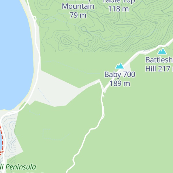 Map of Russell's Top