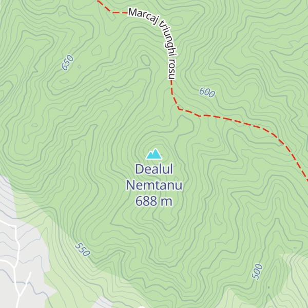 Map of Dealul Nemtanu