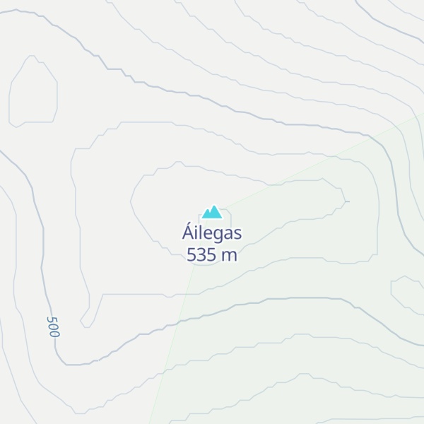 Map of Áilegas