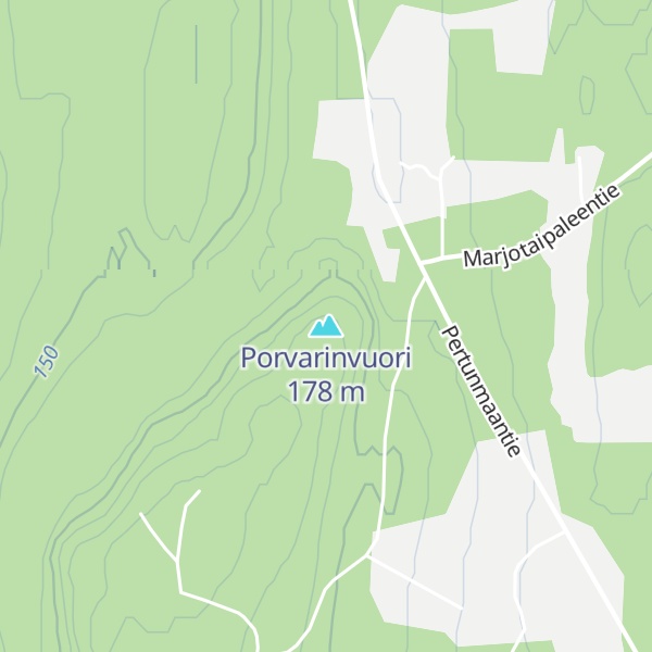 Map of Porvarinvuori