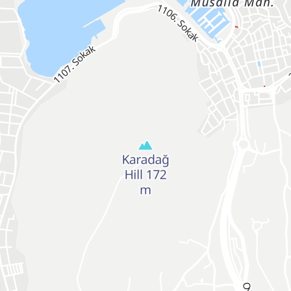 Map of Karadağ Hill