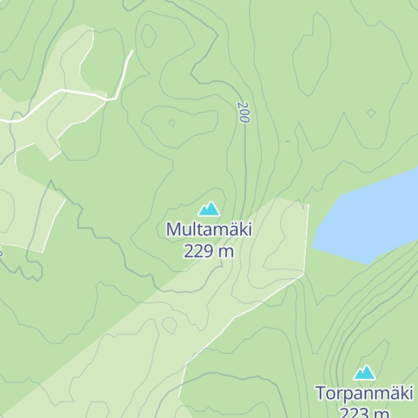 Map of Multamäki