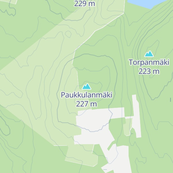 Map of Paukkulanmäki