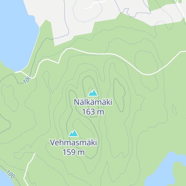 Map of Nälkämäki