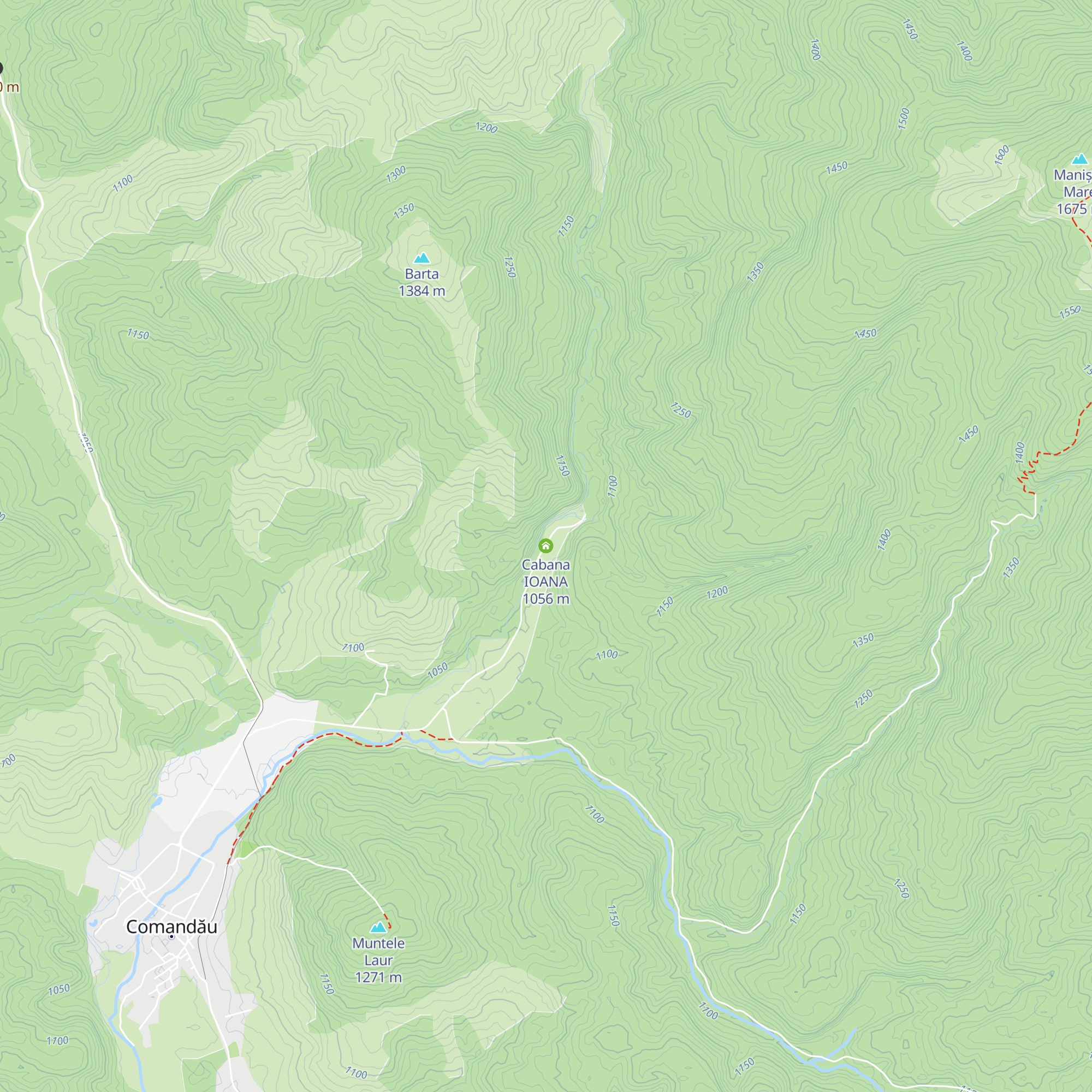 Cabana IOANA map