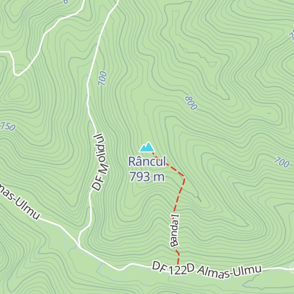 Map of Râncul
