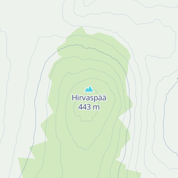 Map of Hirvaspää