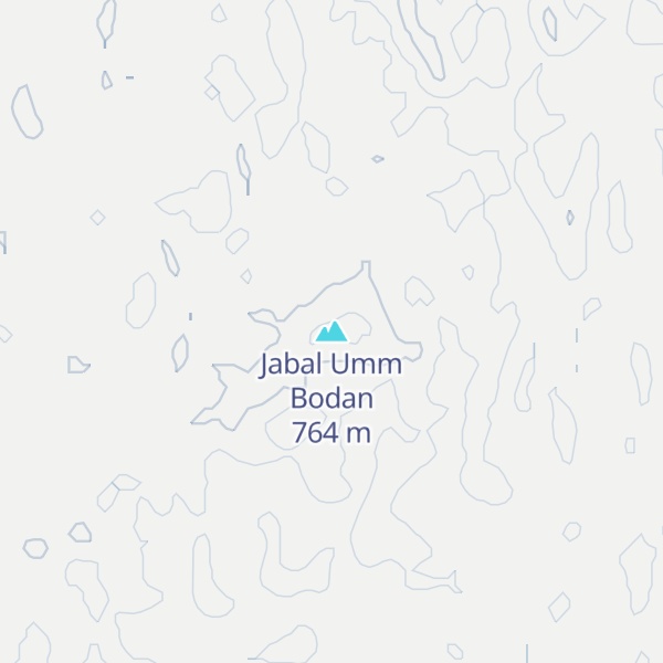 Map of Jabal Umm Bodan