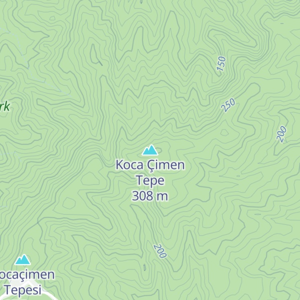 Map of Koca Çimen Tepe