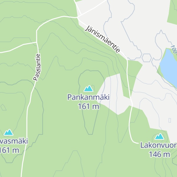 Map of Pankanmäki