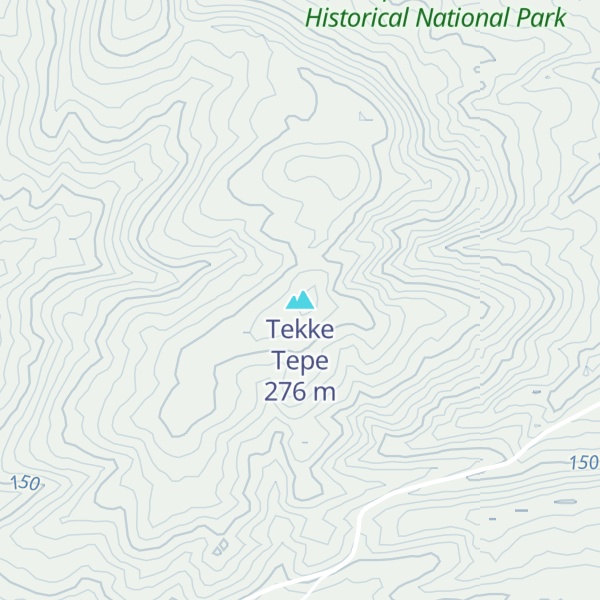 Map of Tekke Tepe