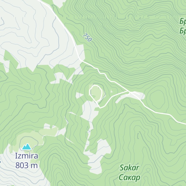 Map of Vishegrad