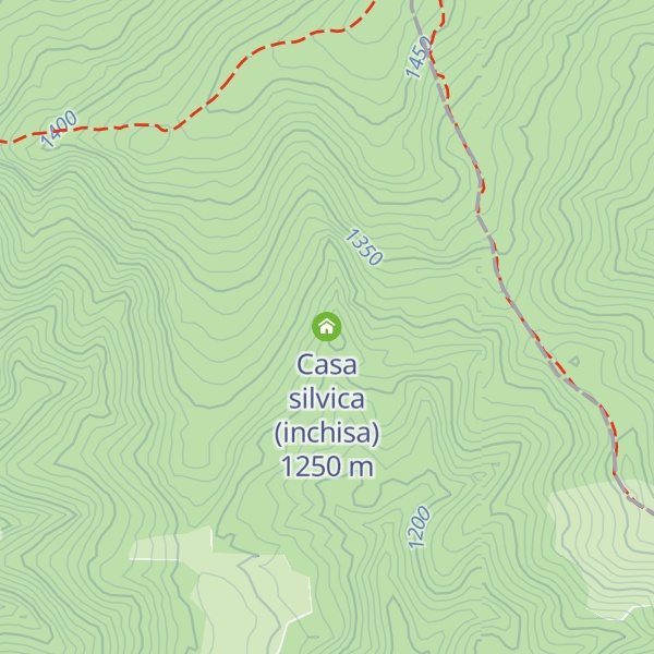 Map of Casa silvica (inchisa)