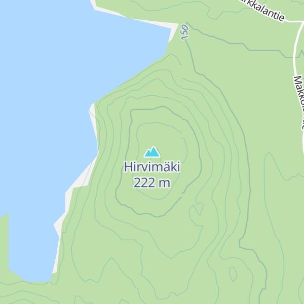 Map of Hirvimäki