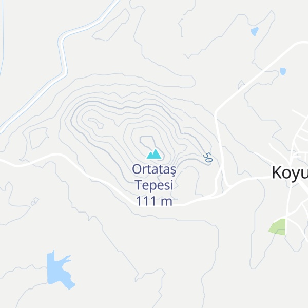 Map of Ortataş Tepesi
