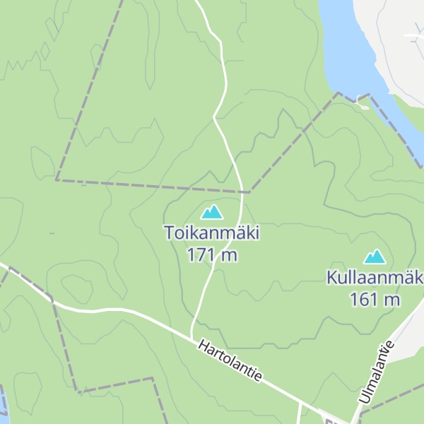 Map of Toikanmäki