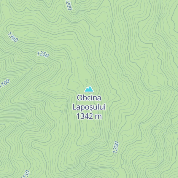Map of Obcina Lapoșului