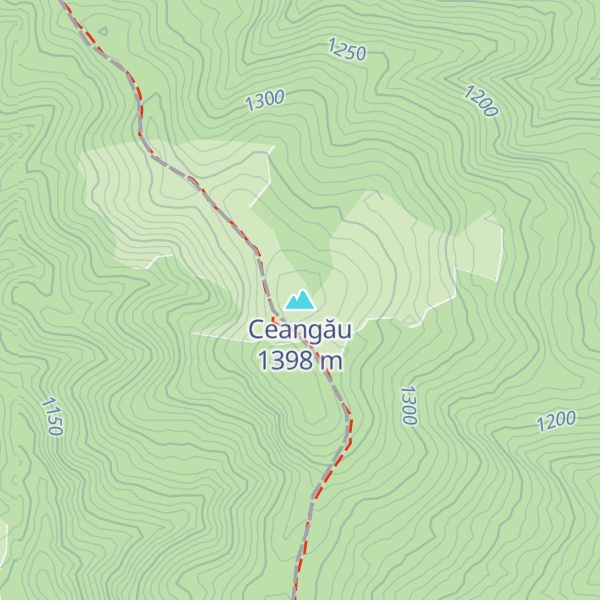 Map of Ceangău