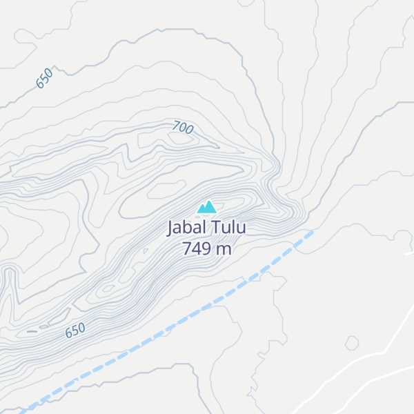 Map of Jabal Tulu