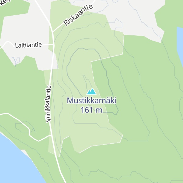 Map of Mustikkamäki