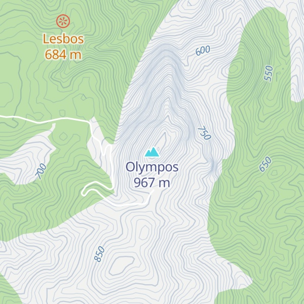 Map of Olympos