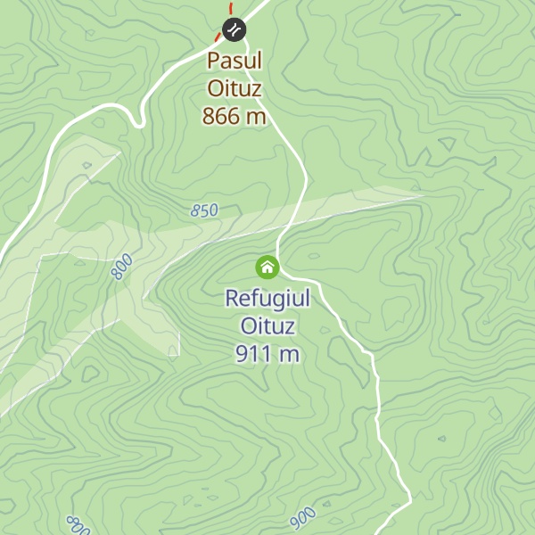 Map of Refugiul Oituz