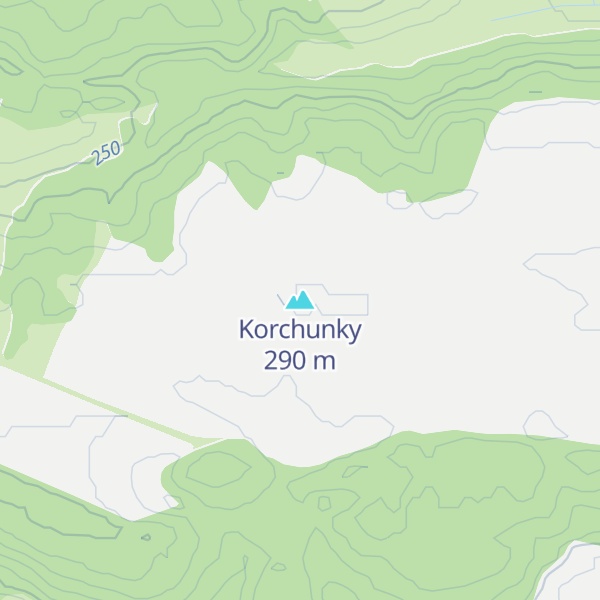Map of Korchunky