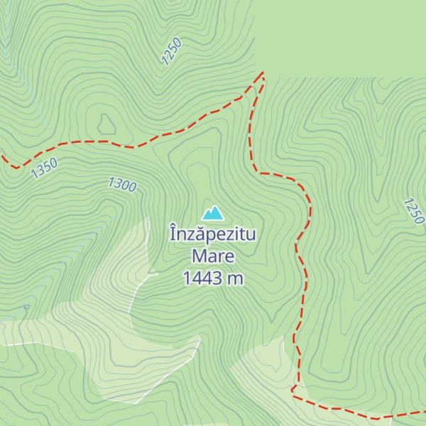 Map of Înzăpezitu Mare