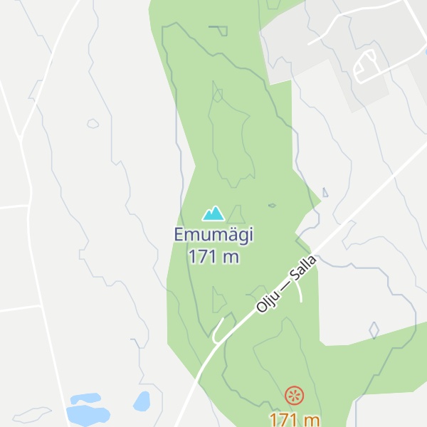 Map of Emumägi
