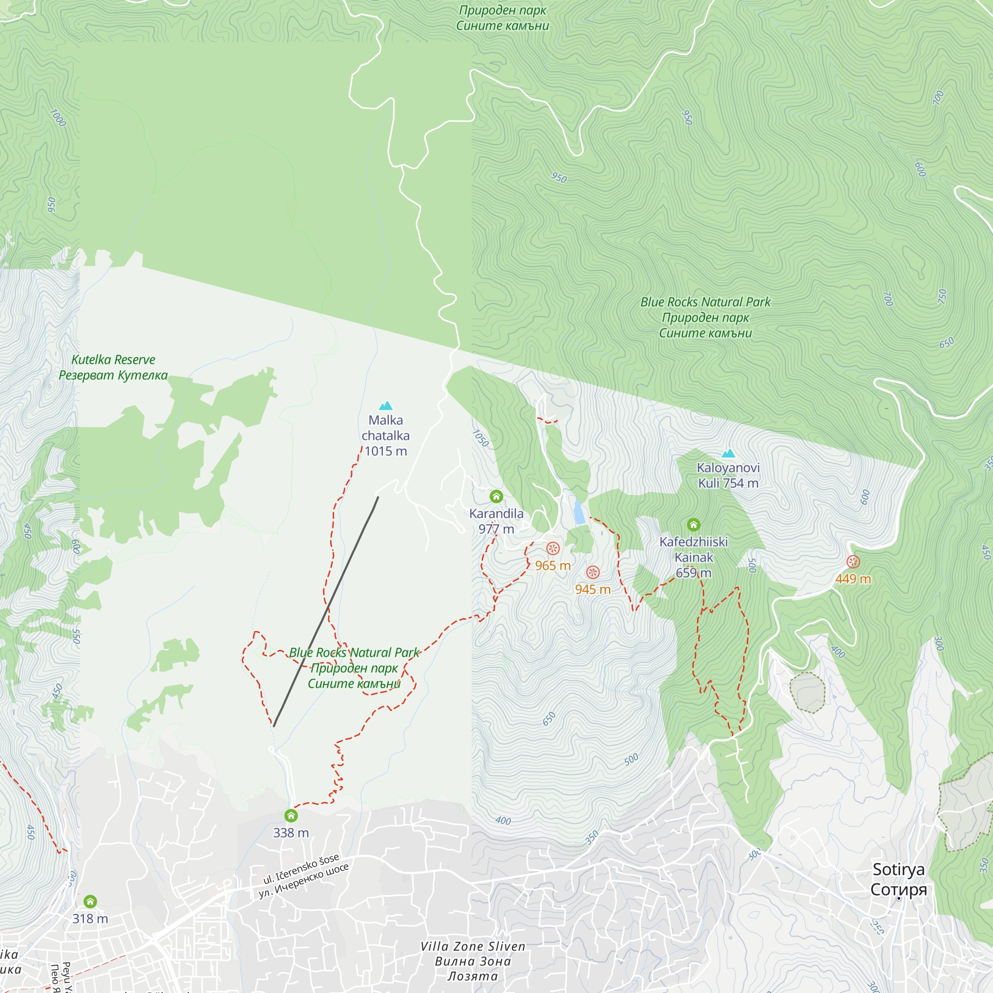 Karandila map