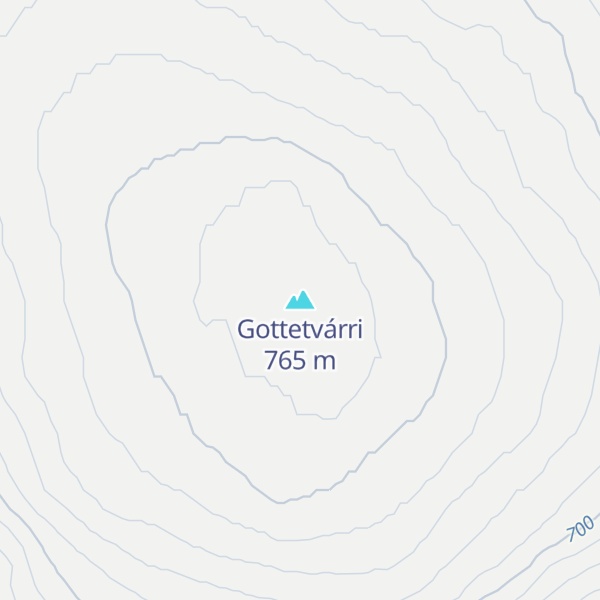 Map of Gottetvárri