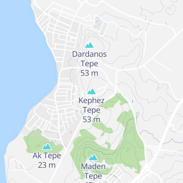 Map of Kephez Tepe
