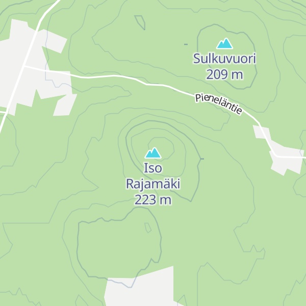 Map of Iso Rajamäki