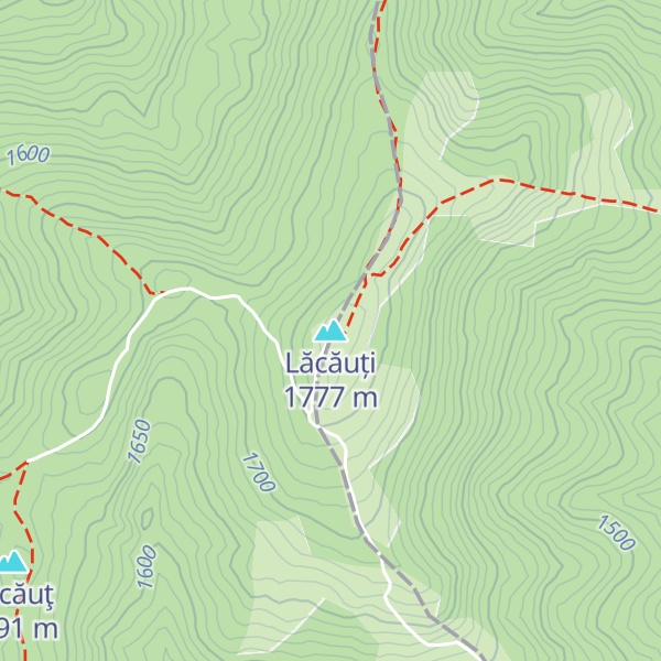 Map of Lăcăuți